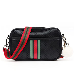 Hot Sale Style Unisex Neoprene and PU Women Sling <strong>Cell</strong> <strong>Phone</strong> <strong>Bag</strong> Simple Crossbody <strong>Bag</strong> Women's Messenger <strong>Bag</strong> - Product Image 1