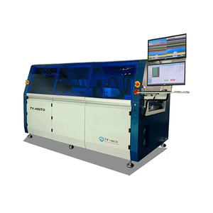 Machine de soudage à ondes sélectives en ligne de grande taille avec pulvérisation de <span class=keywords><strong>flux</strong></span> intégrée, préchauffage et modules de soudage doubles, machine de soudage de circuits imprimés automatisée - Product Image 3