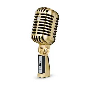 China Manufacturer Vintage Handheld Microphone Style and Recording Singing Use Professional Retro Microphone For Computer