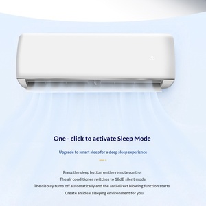 Climatiseur mural intelligent à fréquence variable fixe, ultra-fin et silencieux, 9000 BTU/12000 BTU/18000 BTU, pour chauffage et refroidissement, idéal pour la maison connectée - Product Image 2