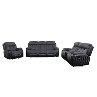 MAHWAH CHEERS Prix d'usine Ensemble de canapés de luxe Mobilier de salon Canapé inclinable moderne en tissu doux