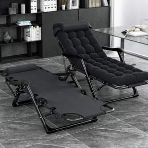 كرسي متعدد الأوضاع قابل للتعديل بإطار معدني صغير قابل للطي مسند ظهر قابل للتعديل لفيلا الطابق السفلي حديقة الترفيه في الهواء الطلق - Product Image 6