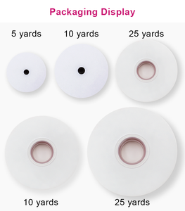 Ruban gros-grain <span class=keywords><strong>blanc</strong></span> Gordon Wholesale, largeur 75 mm, rouleau <span class=keywords><strong>de</strong></span> ruban cadeau grande taille, 100 yards, polyester. - Product Image 5