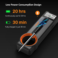 Termometer Makanan Bluetooth IDT-22-B 330 kaki 100 m Kontrol Aplikasi Penyimpanan Data