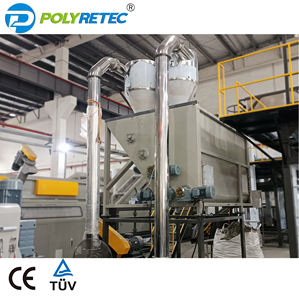 1500kg/jam PP PE HDPE LDPE LLDPE PP PE garis cuci plastik lunak dan garis daur ulang - Product Image 3