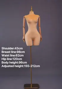 Maniquí de tela de medio cuerpo con curvas BBL, busto grande, talla grande, forma de vestido, caderas anchas, maniquíes femeninos brasileños sexys - Venta de fábrica - Product Image 2