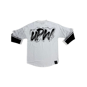 เสื้อยืดวาฟเฟิลแขนยาวสำหรับผู้ชายทำจากผ้าฝ้ายแท้เสื้อยืดขนาดใหญ่พิเศษ - Product Image 2