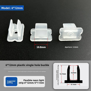 Clips de sujeción universales para tiras LED de 6-20 mm, para tiras LED de neón COB SMD, conectores para tiras LED de bajo voltaje. - Product Image 5