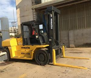 Montacargas Diésel Komatsu FD160 de 16 Toneladas de Segunda Mano de Japón con Precio Bajo, Motor y Neumáticos Sólidos - Product Image 3