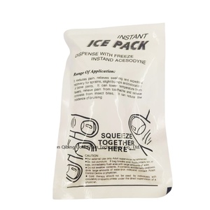 Machine à glaçons instantanée de poche de glace jetable de taille différente pour soulager l'enflure et la douleur pour les athlètes sac de glace à refroidissement rapide - Product Image 1