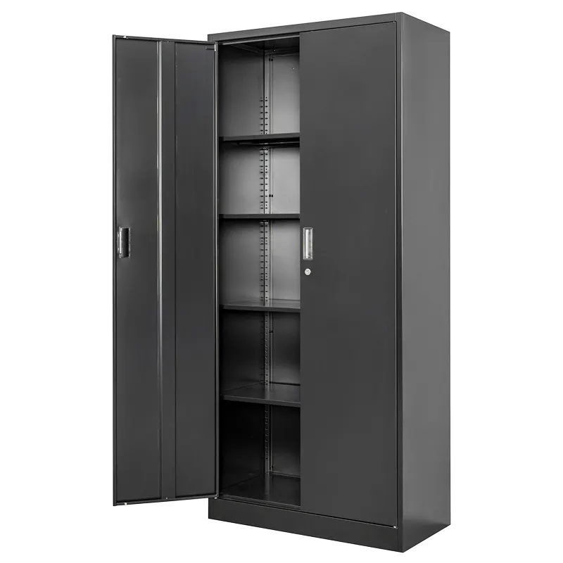 خزانة مكتبية بفتحتين للتخزين، خزانة فولاذية لتخزين الملفات، خزانة ملفات مكتبية، خزانات معدنية للتخزين