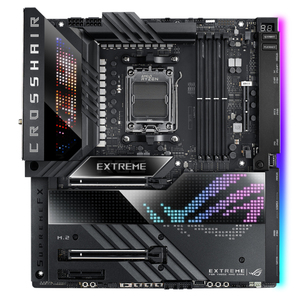 เมนบอร์ดยี่ห้อ ASUS รุ่น ROG CROSSHAIR X670E EXTREME พร้อมชิปเซ็ต AMD <span class=keywords><strong>X670</strong></span> รองรับซีพียู AMD ซีรีส์ 7000 สำหรับเดสก์ท็อป มีสินค้าในสต็อก - Product Image 1