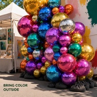Ballons en latex chromés métalliques de 12 pouces pour le Nouvel An, Noël, Halloween, mariage, anniversaire, fête de remise de diplôme, décoration