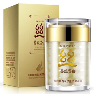 60g BIOAQUA Beauty Product Moisturizer Face Cream Shrink Pores Control Oil Silk Protein Cream