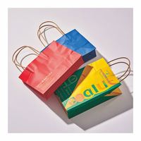 2024 nouveau Style biodégradable papier Kraft sacs postaux sac en papier Kraft sacs en papier Kraft sac à main bébé douche