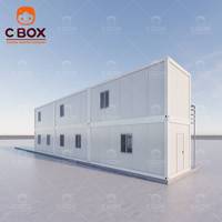 Cbox Bâtiments Démontables Écologiques de 20 Pieds Bureau Mobile Villa Capsule Hôtel Maison Modulaire en Conteneur