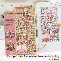 Flash Deal Zone vari stili decorativi per bambini simpatico cartone animato adesivo Scrapbook in PVC fogli adesivi per diario