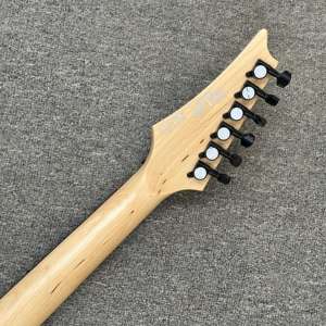 Grüne 6-Saitige Steve-Vai E-Gitarre mit Mahagoni-Korpus, Inlay mit Blumenmuster, Goldener HSH-Hardware, Neu, Kostenloser Versand - Product Image 5