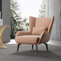 Fauteuil Lounge Individuel Style Nordique, Chaise d'Appoint Design Moderne, Canapé de Détente pour Salon et Coin Lecture à Domicile