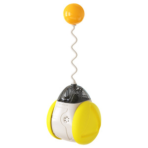 Suministros disponibles para gatos, vaso de equilibrio interactivo para interiores, columpio, coche, juguete para mascotas con bola de hierba gatera, palo de plumas - Product Image 3