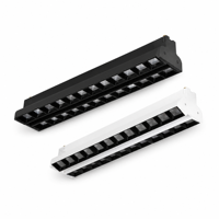Lampu Sorot Linear LED Komersial 80W untuk Lorong Supermarket, Toko Ritel, Penerangan Rak, Lumen Tinggi 8800Lm