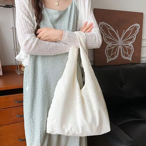 New Fashion Single Shoulder Vest <b>Bag</b> <b>Large</b> Capacity Casual Lazy Shopping <b>Canvas</b> <b>Bag</b> Tote Shoulder <b>Bag</b> - Product Image 1
