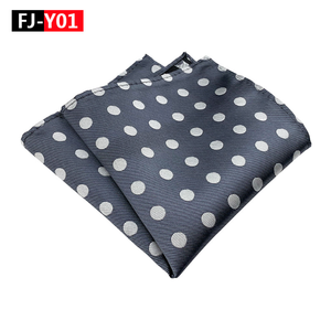 FJ-Y01 Pochette de costume à pois en polyester, accessoire de costume formel, toutes saisons, forme carrée, durable - Product Image 1