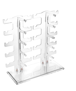 Expositor <span class=keywords><strong>de</strong></span> <span class=keywords><strong>Gafas</strong></span> Plegable y Ecológico, Soporte para <span class=keywords><strong>Gafas</strong></span> <span class=keywords><strong>de</strong></span> Sol con 5 Estantes <span class=keywords><strong>de</strong></span> Acrílico Transparente - Product Image 1