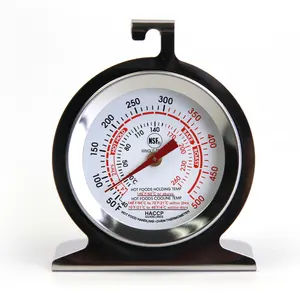 2023 neues Edelstahl-Grill-Grill-Raucher-Grill-Thermometer Temperatur anzeige Analoges Zifferblatt-Ofen thermometer