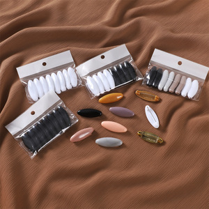 Nouvelle mode, écharpe anti-transparence multicolore, écharpe à aiguille, boucle d'écharpe, épingle de sûreté en plastique colorée, clip d'écharpe, couvre-épingle, 8 sachets d'épingles à broche - Product Image 4