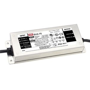 Meanwell Elg-75 Led <b>Power</b> <b>Supply</b> 75W <b>12V</b> Single Output Ip65 Constant Voltage Driver - Product Image 1