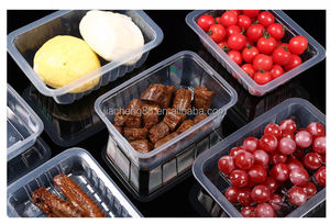 Offre Spéciale Petite boîte à lunch debout automatique Machine de remplissage et de scellage d'emballage de boîte à emporter de fruits frais facile à utiliser - Product Image 4