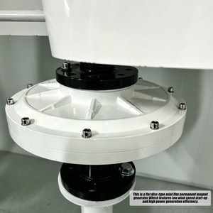 Générateur éolien vertical 2000W <span class=keywords><strong>à</strong></span> aimant permanent Maglev VAWT pour l'extérieur - Product Image 2
