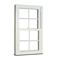 Fenêtres coulissantes horizontales en PVC blanc avec verre massif, moustiquaire magnétique en acier inoxydable, isolation thermique, étanches