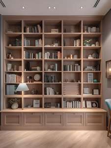 High-End Home Office <span class=keywords><strong>libreria</strong></span> personalizzata di illuminazione di lusso in vetro di vetro di stoccaggio per la camera da letto biblioteca soggiorno - Product Image 6