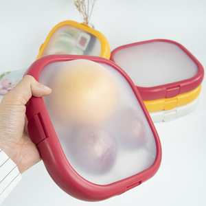 Caja de almacenamiento de silicona de grado alimenticio para verduras y frutas de doble cara para refrigerador fiambreras transfronterizas - Product Image 2