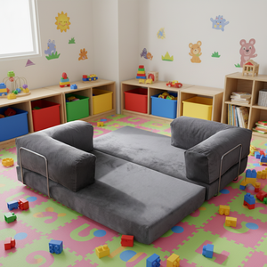 Juego de Sofás Comprimidos, Muebles Versátiles que Ahorran Espacio, Sofá Cama Plegable, Sofá Doble de Tela para Sala de Estar y Casa de Huéspedes - Product Image 3