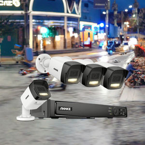 Système de caméra de sécurité <span class=keywords><strong>ANNKE</strong></span> 8CH <span class=keywords><strong>4K</strong></span> (8MP) H.265+ PoE NVR avec détection IA, double éclairage intelligent, microphone, capteur CMOS, caméra CCTV extérieure - Product Image 3