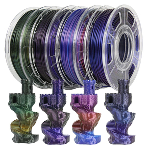 pla filament 1.75mm Silk Flash Gradient Color 3D printer filament pla purple black gradient 3d filament