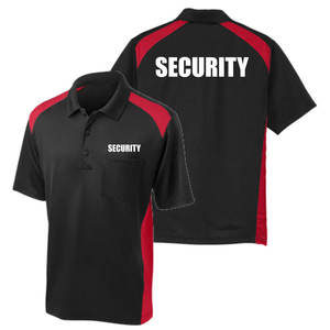 T-shirts de sécurité en polyester, uniforme de portier et de gardien de <span class=keywords><strong>corps</strong></span>, vêtements de travail, polo unisexe, performance sportive, polo personnalisé avec logo - Product Image 3