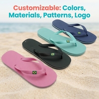 Bosirui – Tongs d'été en PE en gros, sandales confortables en PVC, avec logo personnalisé, dernier design pour hommes et femmes