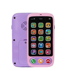educational toys plastic mobile phone baby toy cell phone with musical