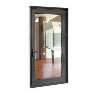 <span class=keywords><strong>Porte</strong></span> d'entrée extérieure en aluminium thermique, <span class=keywords><strong>Double</strong></span> brillant, robuste, pour une maison allemande ou commerciale - Product Image 6