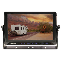 10 4 CH Quad Truck Monitor con DVR incorporado, soporte 720P, 1080P AHD CVBS Cámara Híbrida
