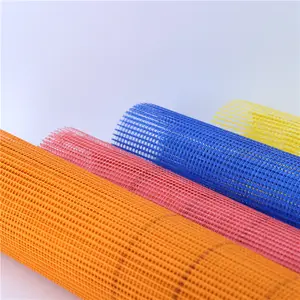 Fiberglass Mesh 56g 75g 145gsm 5*5 diri perekat serat kaca plester dinding kain Mesh