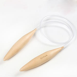 15/20/25mm 80cm Transparent En Plastique BRICOLAGE fait main Rond <span class=keywords><strong>Circulaire</strong></span> En Bois Aiguilles À Tricoter - Product Image 1