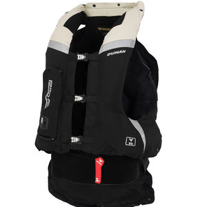 Gilet airbag pour moto, combinaison de course avec bandes réfléchissantes, plus sûr de rouler la nuit avec protection dorsale - Product Image 1