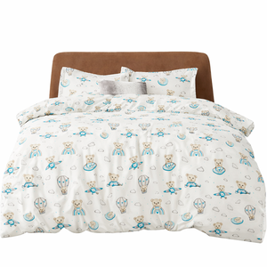 ชุดเครื่องนอนเด็กเท็ดดี้ดรีมแลนด์ ลายการ์ตูน ผ้าฝ้ายเนื้อนุ่ม ชุดเครื่องนอนสำหรับห้องนอนเด็ก ผู้ผลิต OEM - Product Image 3