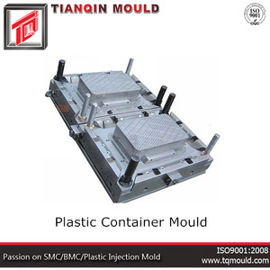 Taizhou tùy chỉnh khuôn ép nhựa lưu trữ container Tote Hộp khuôn - Product Image 4