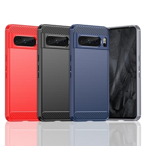 Carbon <strong>Fiber</strong> Bushed Matte Low-profile Phone case High-quality Tpu Phone Case for <strong>Google</strong> Pixel 9A 9 Pro XL - Product Image 1